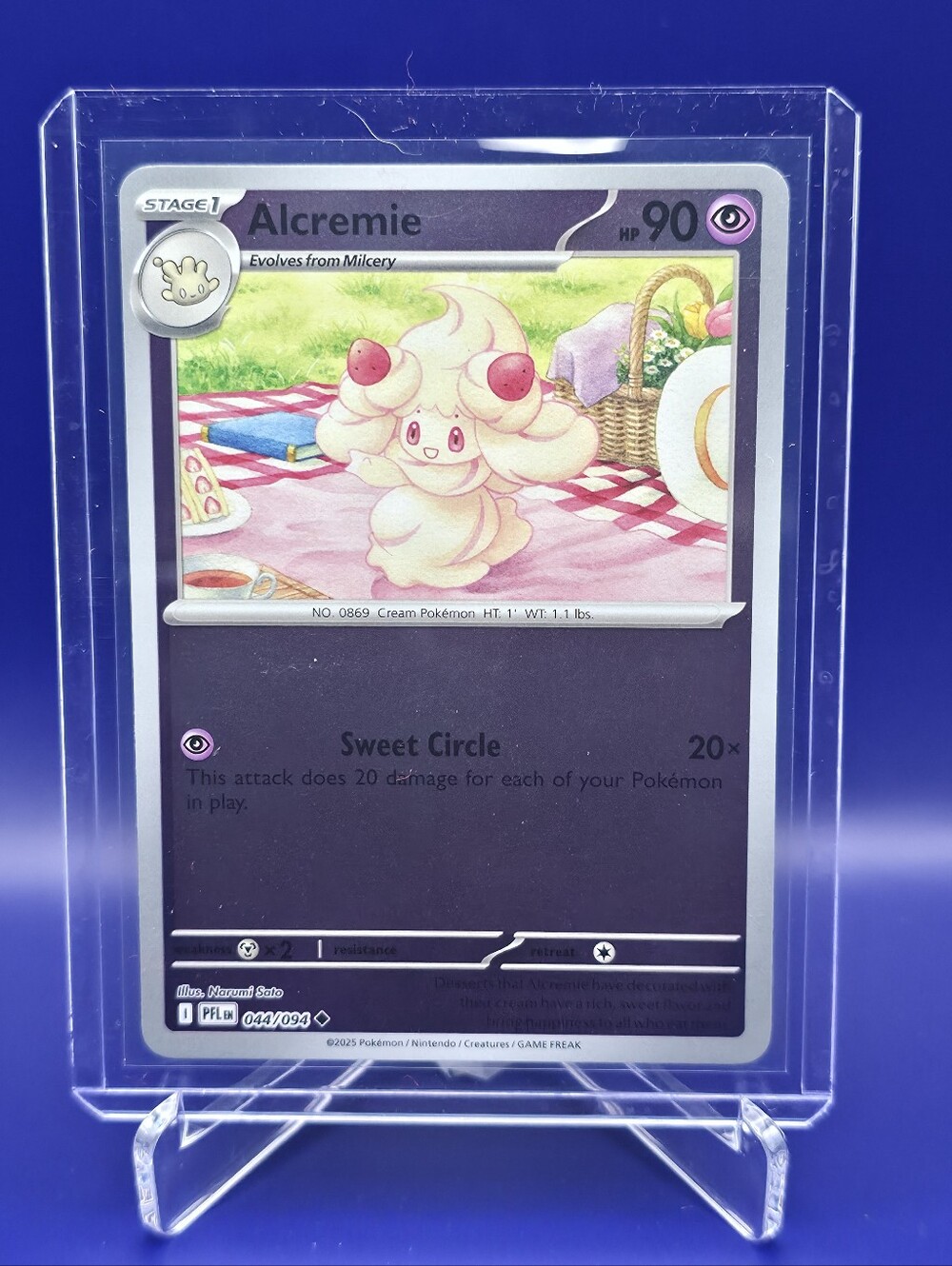 Pokémon TCG - Alcremie - Phantasmal Flames - Reverse Holo - 044/094